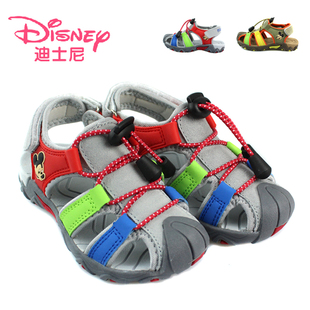  六一儿童13夏款迪士尼米奇童鞋男童凉鞋包头儿童凉鞋中童沙滩凉鞋
