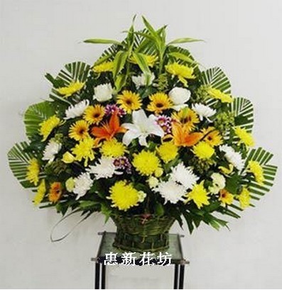 北京菊花花篮花圈葬礼追悼会献花死人怀念扫墓