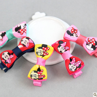  正品迪士尼儿童饰品配饰 宝宝头饰发饰发卡发夹 甜美可爱 女童