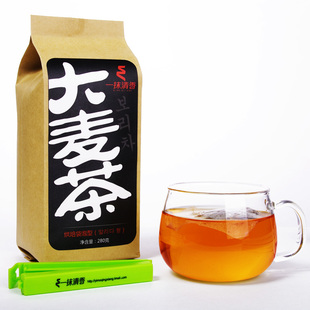 【买3送1】韩式烘培 袋泡大麦茶 麦芽茶 280克/袋 送封口夹 包邮