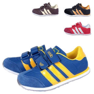  特价 真皮 软底休闲运动童鞋 男 女童鞋 儿童跑步鞋 学生鞋