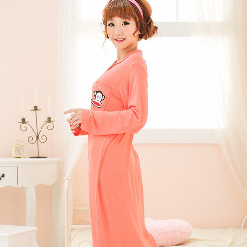 2013秋季新款女士<em>睡衣</em>长裙<em>莫代尔</em>睡裙长袖家