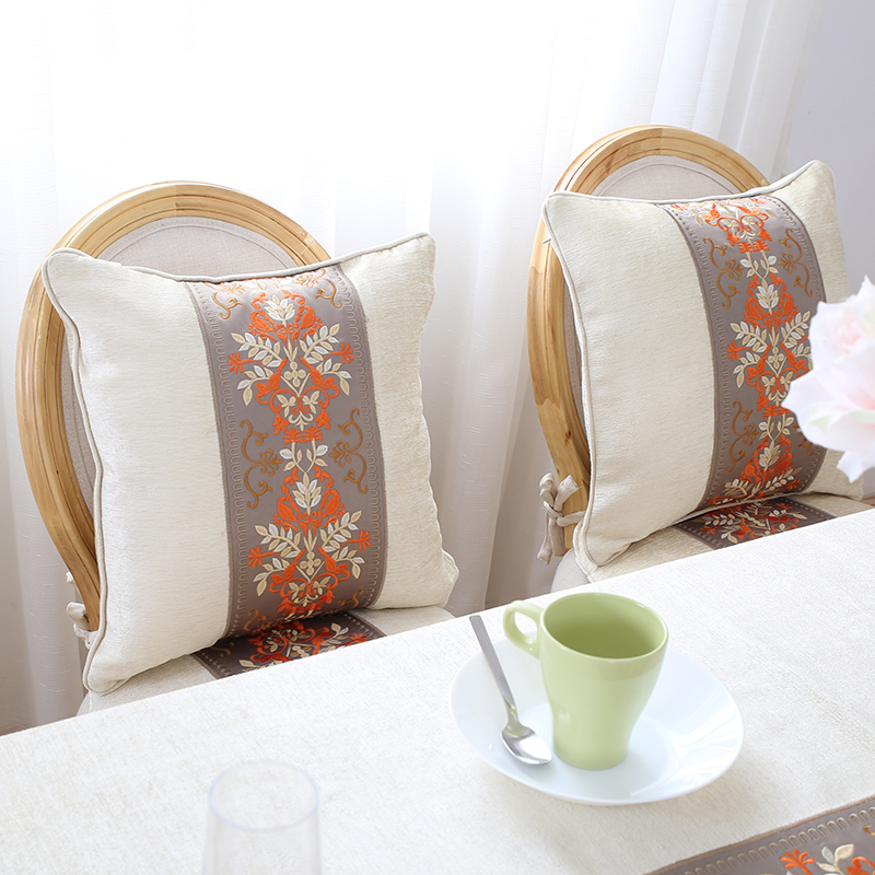 溪秀映像 美式中式刺绣布艺抱枕靠垫套含芯靠枕沙发靠垫套床头靠|msdalam kategori rumah Fabrik, bantal/bantal - dari Buy2taobao.com untuk memberikan perkhidmatan ejen Taobao profesional membeli