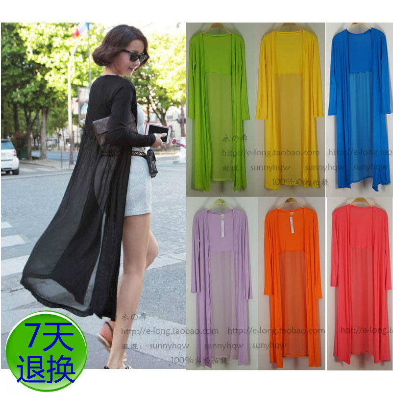 【<em>雪纺外套开衫</em>】_针织开衫外套搭配图_夏季