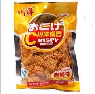 川洋锅巴麻辣味70克 糯米锅巴 香脆膨化食品 小零食 满68元包邮