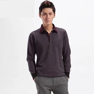  春装 南极人保暖衬衫领加厚加绒男士毛衣 男 针织衫 毛线衣