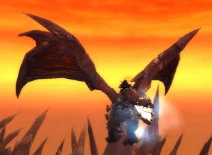 魔兽世界坐骑10人\/25奥杜尔成就龙ADR飞机头