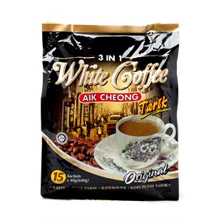  马来西亚进口益昌老街三合一原味白咖啡 南洋拉咖啡600g大包袋装