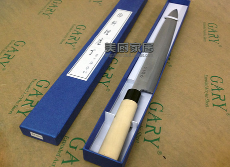 日本进口 冢一郎 刺身刀 柳刃 日本料理刀具 寿