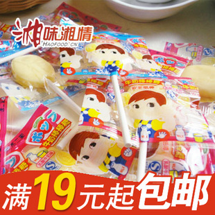  不二家香醇+乳酸牛奶棒棒糖 116g*20支 喜糖 糖果 包邮特价
