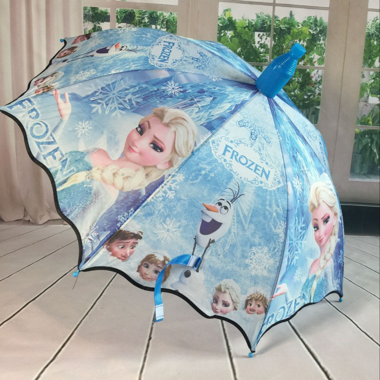 男女學生冰雪奇緣愛沙公主太陽傘童晴雨傘直杆遮陽傘防水傘套在類目 居家日用, 傘/雨具/防雨/防潮, 傘中 - 來自Buy2taobao.com提供專業的淘寶代購服務