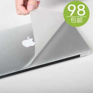 包邮苹果mac air pro 11 13 15寸全身贴膜保护腕托/外/底膜三件套
