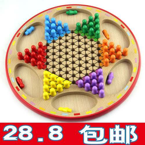 Original dance for children educational toys wooden flying chess and two in one wooden large parent-child birthday gifts