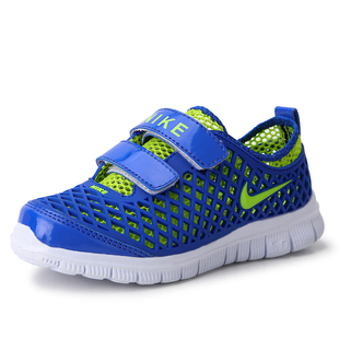  新款耐克男女童鞋春秋和镂空款鸟巢透气儿童跑步鞋大中小童运动鞋
