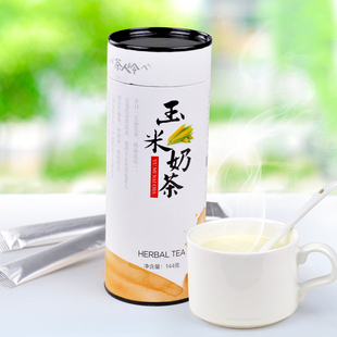  茶人岭新品上市 玉米奶茶 速溶固体饮料 144g/筒 简装
