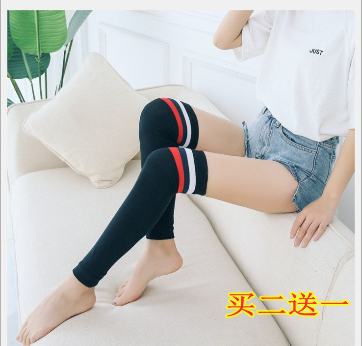 夏季空调房保暖护膝护腿女瑜珈拉丁舞运动防晒袜套条纹 买二送一在类目 个人护理/保健/按摩器材, 家用保健器材, 保健护具(护腰/膝/腿)中 - 来自Buy2taobao.com提供专业的淘宝代购服务