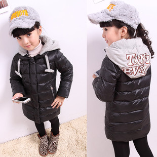  正品红精灵之星 儿童羽绒服 童装羽绒服 女童加厚中长款A1221