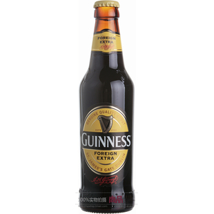  马来西亚原装进口啤酒健力士黑啤酒GUINNESS 330ML瓶装