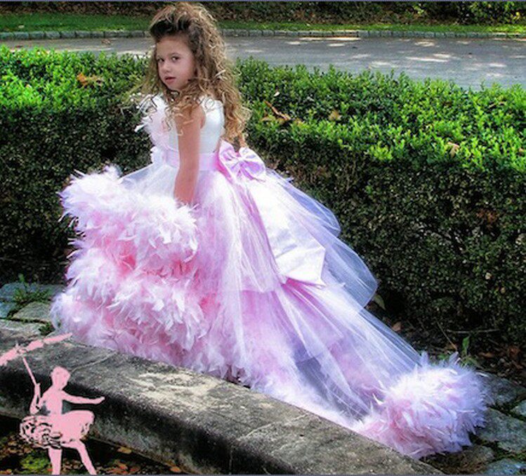 圣诞<em>儿童礼服裙</em>婚纱裙元旦<em>女童公主儿童</em>主持走