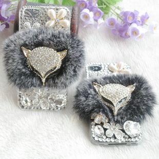  诱惑狐狸 iphone4/4S手机壳 水钻外壳 手机套 苹果5手机壳 保护壳