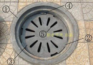 750mm六防双层钢纤维砼检查井盖