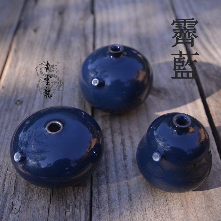 青云笔社 霁蓝砚滴 深邃沉稳 磨墨注水用小号水滴 纯手工制瓷器|ruв категории электронный словарь/электрический бумажных книг/канцелярские принадлежности, рисовальный прибор/живописи материалов/каллиграфия товаров, Четыре сокровища - от Buy2taobao.com для оказания профессиональной услуги покупки агента Taobao