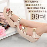 New Genuine summer sandals with thick crust muffin Bottom Girls sport <span class=H> fashion </span> <span class=H> casual shoes shook </span> Son