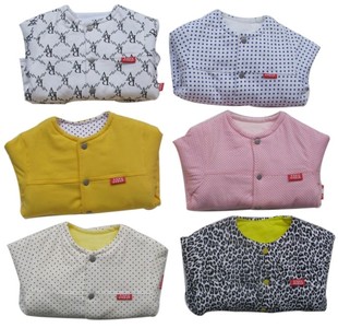  婴儿棉袄上衣儿童薄棉衣纯棉圆领 宝宝 和尚领 婴儿棉服0-3岁