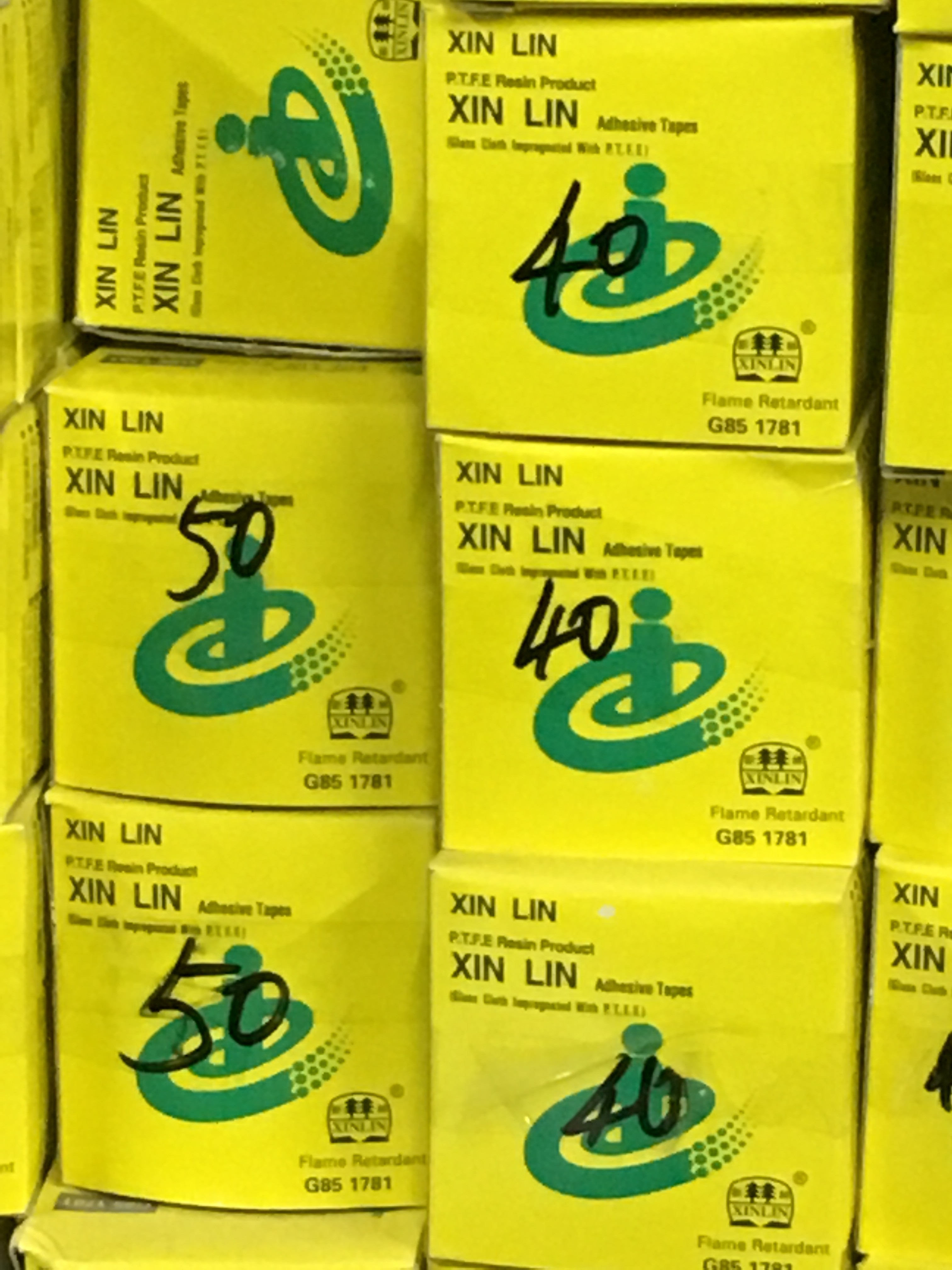 新林牌高溫膠帶/四氟膠帶寬25mm耐用封口機膠帶 聚四氟乙烯膠帶在類目 辦公設備/耗材/相關服務, 膠帶, 特氟龍膠帶中 - 來自Buy2taobao.com提供專業的淘寶代購服務