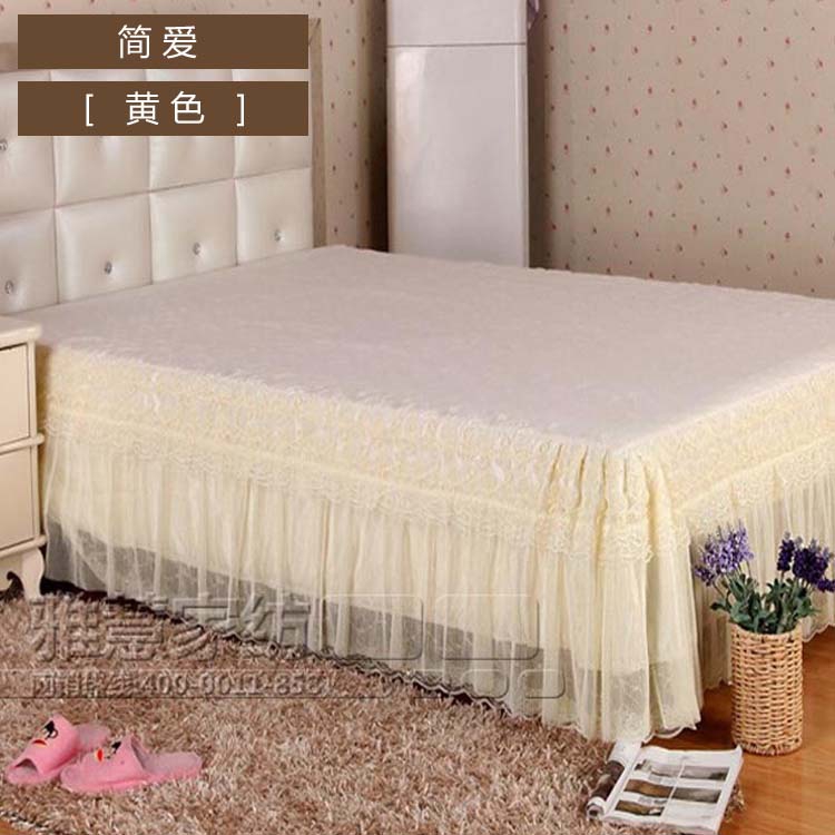 Promotion singleton Lace Bed skirt Lace Bedspread mattress Simmons smart cover only 1.5m ricein the Bedclothes , Bed skirts category - from Buy2taobao.com to provide professional Taobao agent buy service