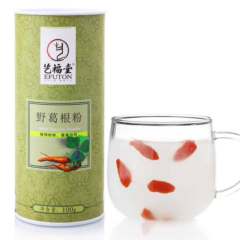 艺福堂粉粉 野葛根粉 第二代 正品粉粉 精选葛根 100克/罐 正宗