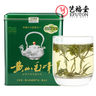 艺福堂茶叶 绿茶 黄山毛峰 正宗雨前茶 下锅茶 250克/罐 包邮