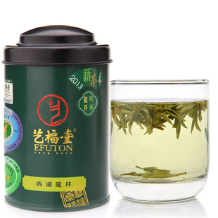  艺福堂茶叶 新茶 杭韵特级III等西湖龙井茶 明前春茶50g包邮