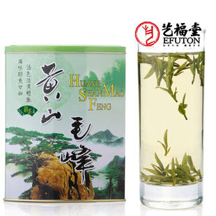  艺福堂茶叶 新茶 春茶 黄山毛峰特级绿茶 250克/罐 包邮正宗