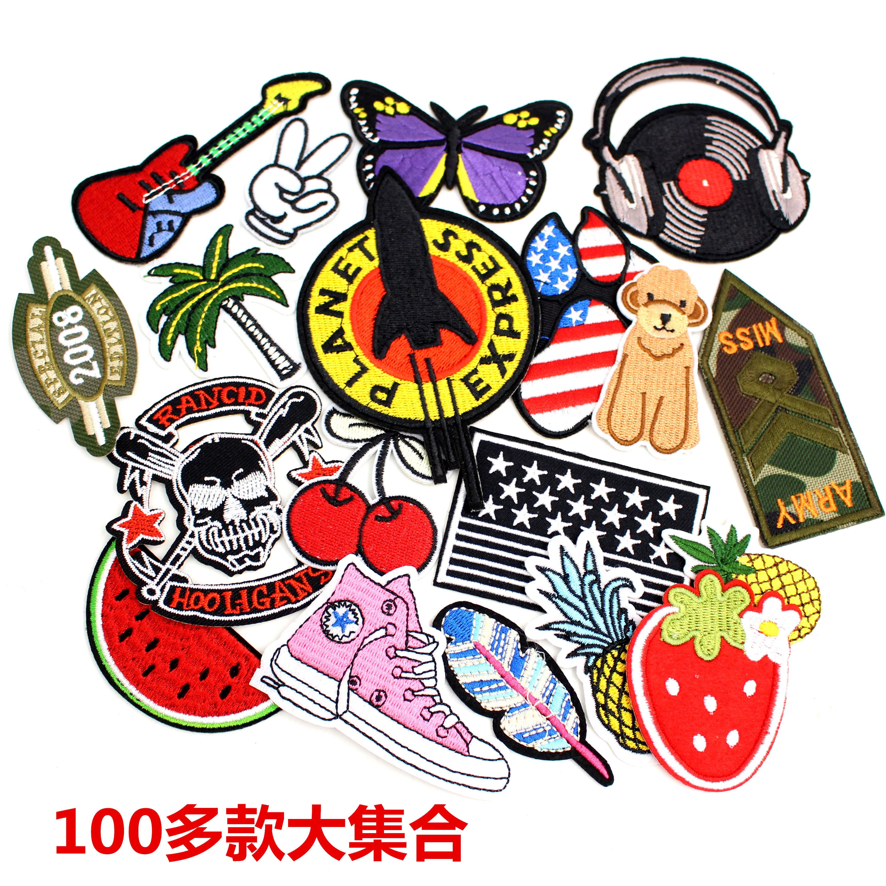 Embroidered cloth Embroidery badge number Fabric applique Retro Patch Sticker animal Cartoon fruit clothes Decorative stickersin the Home Fabric , Sew DIY Material,Tools and finished products , Sew DIY Fitting/Accessories/Accessories , Fabric sticker category - from Buy2taobao.com to provide professional Taobao agent buy service