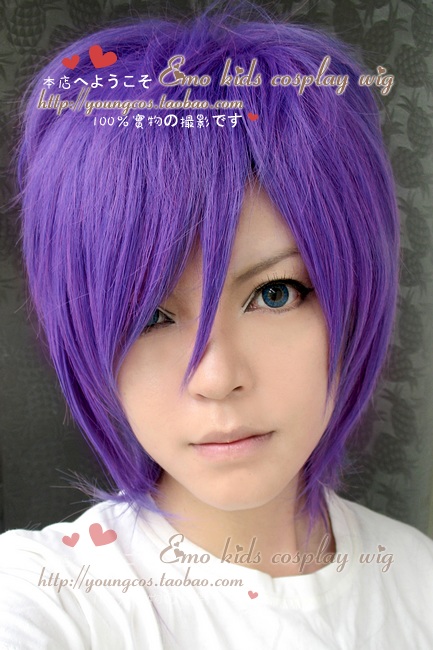【漫萌】黑子的篮球 紫原敦 三色混紫色高温丝 cosplay假发在类目 模玩/动漫/周边/cos/桌游, Cosplay服饰/道具/服务, COSPLAY配件/道具/人偶服中 - 来自Buy2taobao.com提供专业的淘宝代购服务