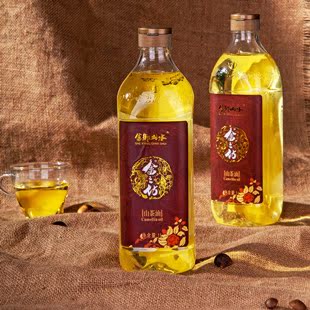  【包邮】非转基因 压榨山茶油 山茶籽 物理冷榨 食用油 1L