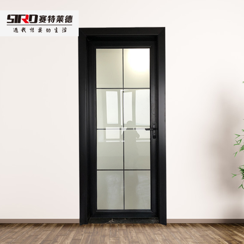 黑色加厚钛镁合金平开门北欧现代简约玻璃推拉门卫生间厨房开门在类目 全屋定制, 门, 室内门中 - 来自Buy2taobao.com提供专业的淘宝代购服务