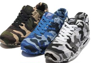  AIR MAX 90气垫跑鞋 NIKE迷彩海陆空3色 NIKE男鞋女鞋 NIKE运动鞋