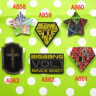  权志龙徽章bigbang标志胸针
