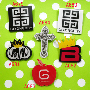  权志龙徽章bigbang标志胸针GD