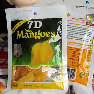  菲律宾7D顶级芒果干 100%正品 100g 特价 进口零食特产食品 特价