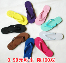 Cute deer flops sandals slippers AF men's shoes couple shoes flat shoes spike solid