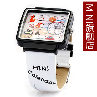  包邮韩国Mini日本手作手工水钻卡通立体软陶手表复古时尚时装女表