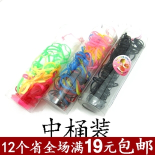  中桶装！韩国必备实用小皮筋 一次性橡皮筋发圈发绳儿童头饰品