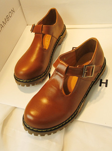  春特价新款单鞋子 圆头牛筋底防滑四季女鞋 英伦韩版低跟鞋子