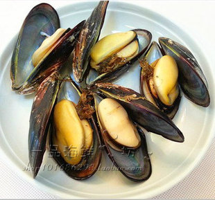  舟山海鲜 新鲜野生超大淡菜 贻贝 海虹青口 下酒菜煲汤 1斤8-10个
