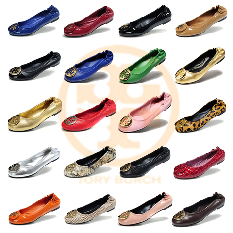 欧美品牌<em>TORY BURCH女鞋</em>真皮金属LOGO平