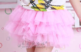  春夏装新款童装女韩版儿童裙子女童蓬蓬裙 纱裙 半身裙公主裙
