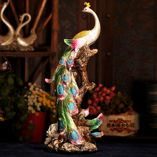 特价高档欧式奢华凤凰家居装饰摆件摆设工艺品结婚礼品豪宅装饰品